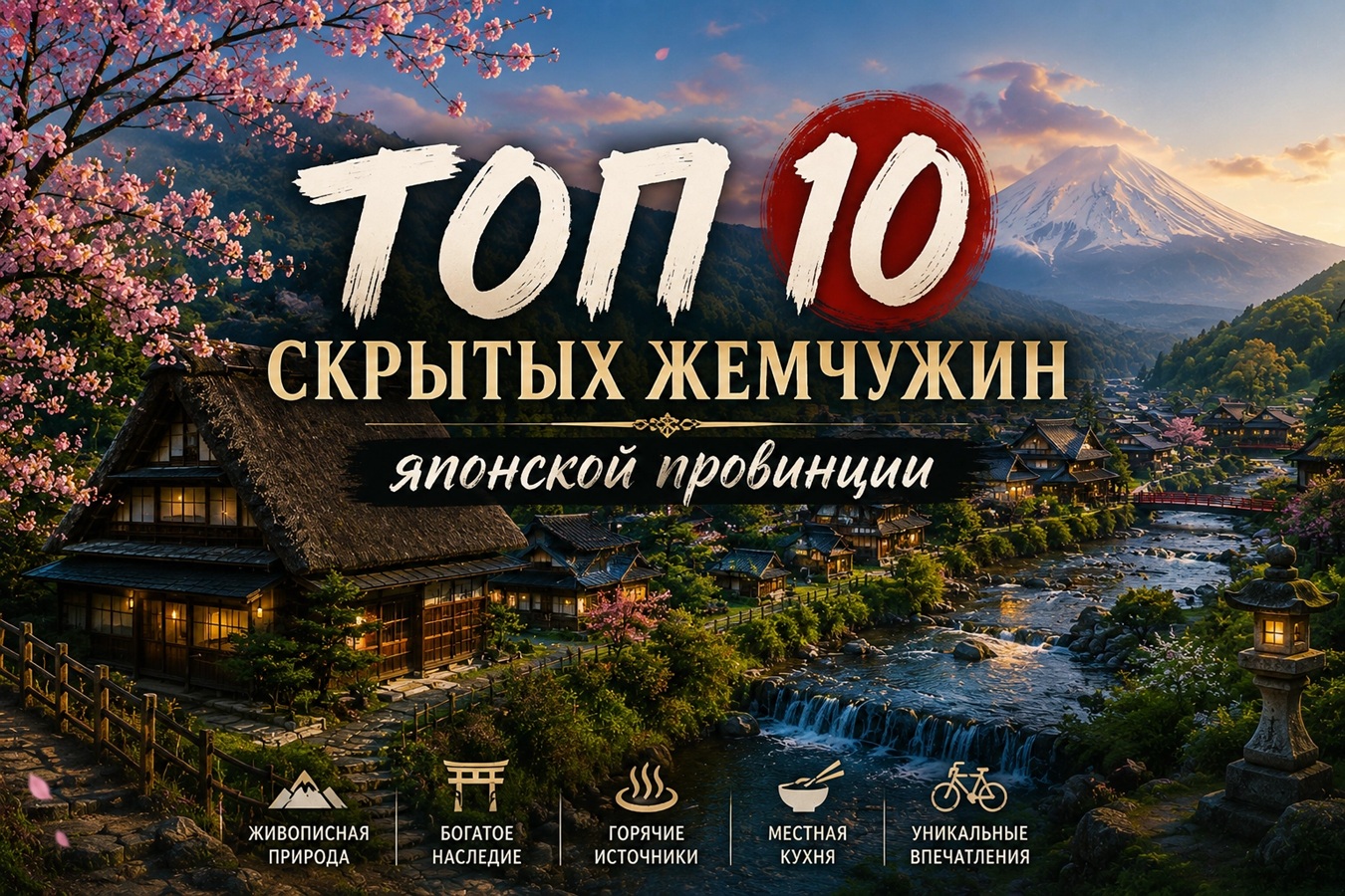 10 скрытых жемчужин японской провинции