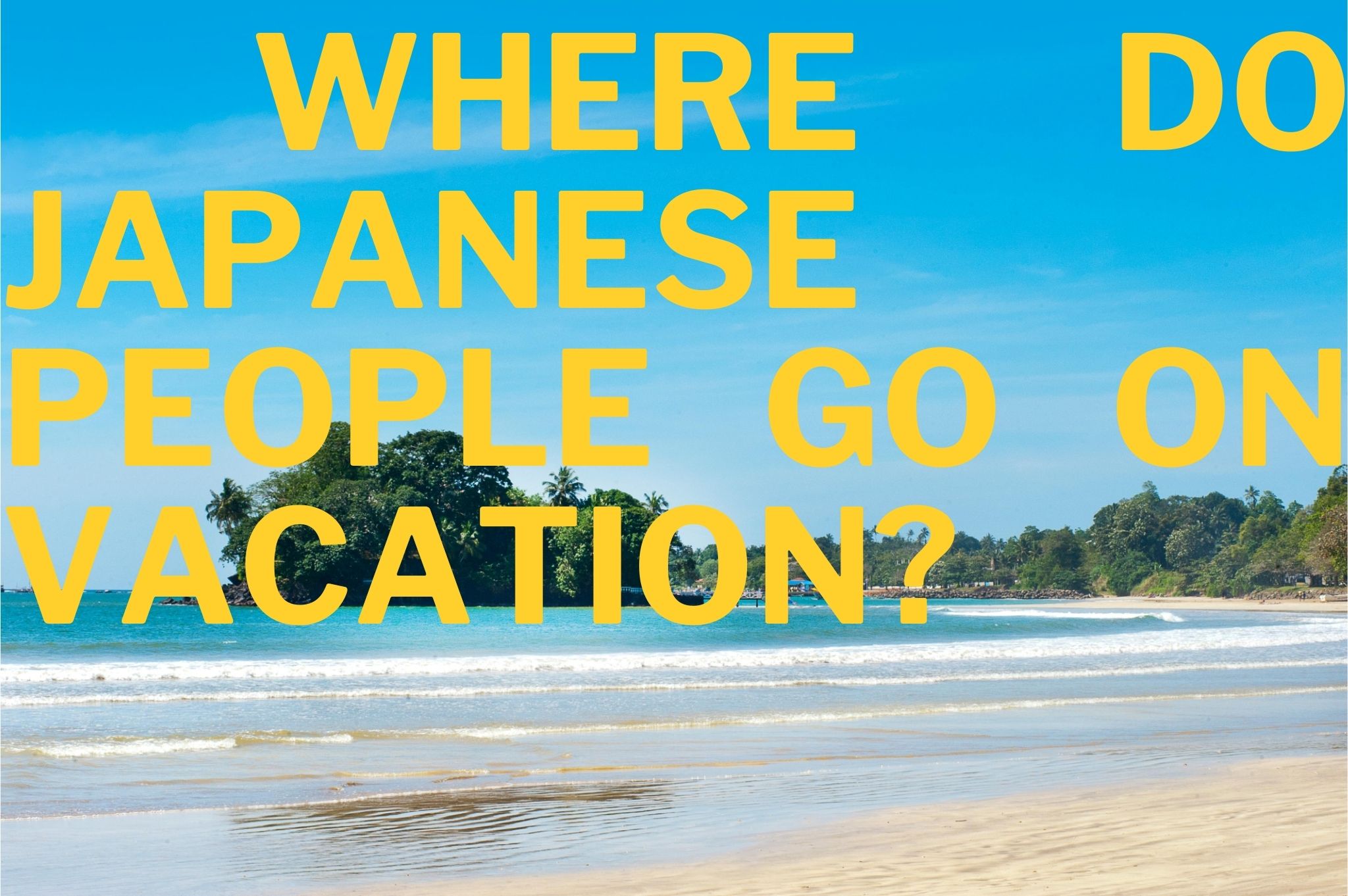 Where Japanese Travelers Actually Want to Go: The Top 5 Domestic Destinations
